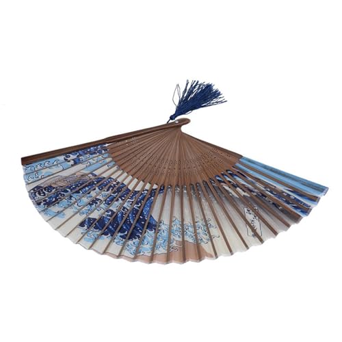 Japanischer Ventilator im asiatischen Stil – Vinatge und tragbarer japanischer Wellenventilator | wiederverwendbarer faltbarer Handventilator im japanischen Vintage-Stil | japanischer Ventilator von COMFOLIVING