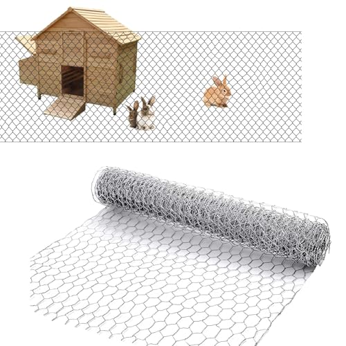 Maschendrahtzaun – Hühnerdrahtzaunpaneele | beschichteter Drahtzaun | Garten Hühnerzaun beschichteter Maschendraht | feiner Maschendrahtzaun für Garten, Balkon von COMFOLIVING