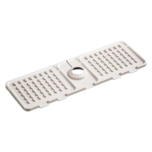 Mehrzweck-Spültisch-Wasserhahn-Matte für Waschbecken, langlebiger Wasserhahnschutz und Abtropfmatte, Kieselalgen-Schlamm, Küchenspüle, Spritzschutz, wiederverwendbare Silikon-Abtropfmatte Mehrzweck-Spültisch-Wasserhahn-Matte für Waschbecken, langlebiger Wasserhahnschutz und Abtropfmatte, Kieselalgen-Schlamm, Küchenspüle, Spritzschutz, wiederverwendbare Silikon-Abtropfmatte von COMFOLIVING