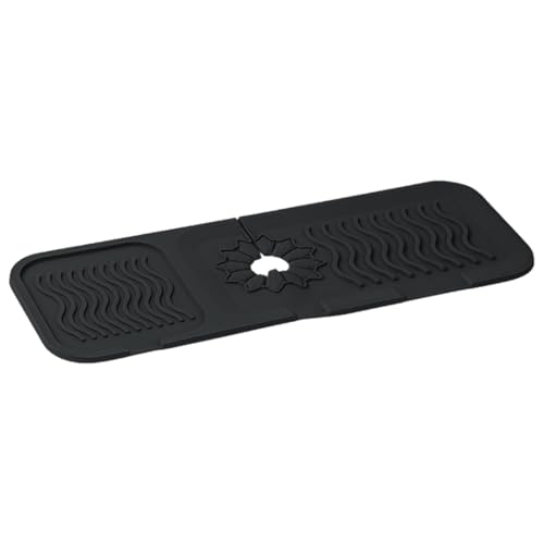 Mehrzweck-Spültisch-Wasserhahn-Matte – rutschfeste Spülbeckenschutz, große Silikon-Abtropfmatten, Mehrzweck-Küchenspüle, rutschfeste Wasserhahnmatte für Küchenspüle, wiederverwendbarer von COMFOLIVING