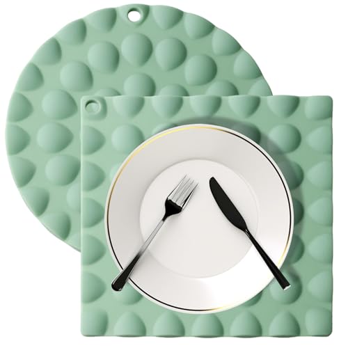 Silikon-Tischsets – Küchentisch-Tischsets | Silikon-Tischsets für Babys und Kinder | Silikon-Platzsets und Untersetzer für Erwachsene | extra dicke, rutschfeste Tischsets, lebensmittelechte Tischsets Silikon-Tischsets – Küchentisch-Tischsets | Silikon-Tischsets für Babys und Kinder | Silikon-Platzsets und Untersetzer für Erwachsene | extra dicke, rutschfeste Tischsets, lebensmittelechte Tischsets von COMFOLIVING
