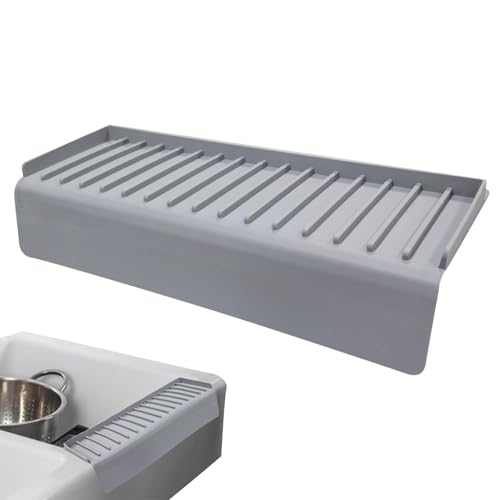 Spritzschutz für die Küchenspüle, Tropffangschale für Küche, Spülbeckenschutz, Spülbeckenmatte, Spritzschutz, Silikon-Wasserhahn-Griff, Tropffangmatte für Küchenhelfer von COMFOLIVING