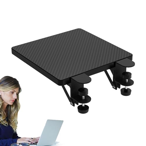 Tischverlängerung – Tastaturablage | Schreibtischverlängerung | Tischverlängerung zum Klemmen | Schreibtischbefestigung, Tischmontage, | Faltbare Klemme am | Schreibtischverlängerung | Arm von COMFOLIVING