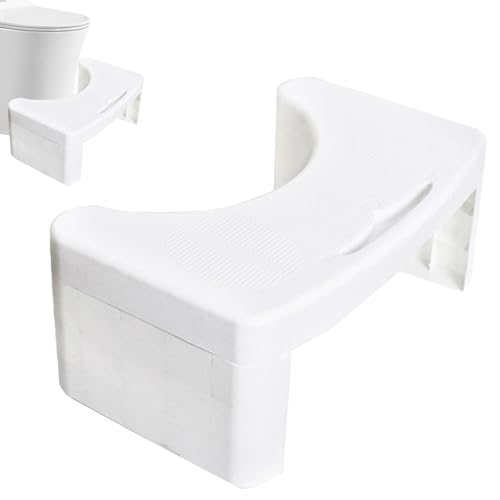 Toilettenhocker – Squatty Pottyy Für Erwachsene | Squatty Pottyy | Hockender Toilettenhocker | Toilettenstufe Für Erwachsene | Tragbarer Toilettenfußhocker | Rutschfester Badezimmer-Aufstiegshocker von COMFOLIVING