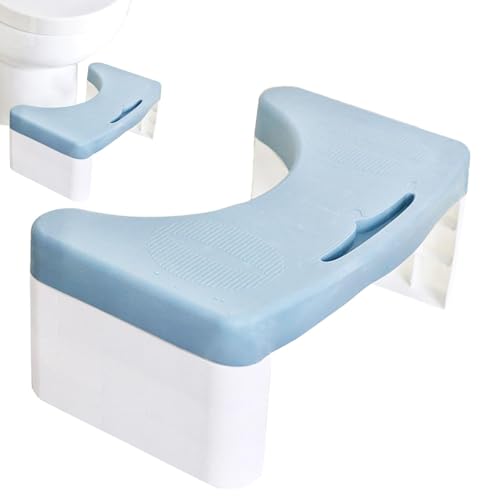 Toilettenhocker – Squatty Pottyy Für Erwachsene | Squatty Pottyy | Hockender Toilettenhocker | Toilettenstufe Für Erwachsene | Tragbarer Toilettenfußhocker | Rutschfester Badezimmer-Aufstiegshocker von COMFOLIVING