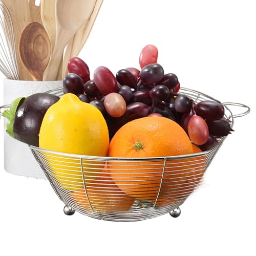 Wäschekorb – Küchensieb aus Edelstahl, Gemüsesieb | Edelstahl-Gemüse-Waschschüssel | Obst Gemüse Waschkorb Küchensieb | Metalldraht-Abtropfgestell zum Kochen Wäschekorb – Küchensieb aus Edelstahl, Gemüsesieb | Edelstahl-Gemüse-Waschschüssel | Obst Gemüse Waschkorb Küchensieb | Metalldraht-Abtropfgestell zum Kochen von COMFOLIVING