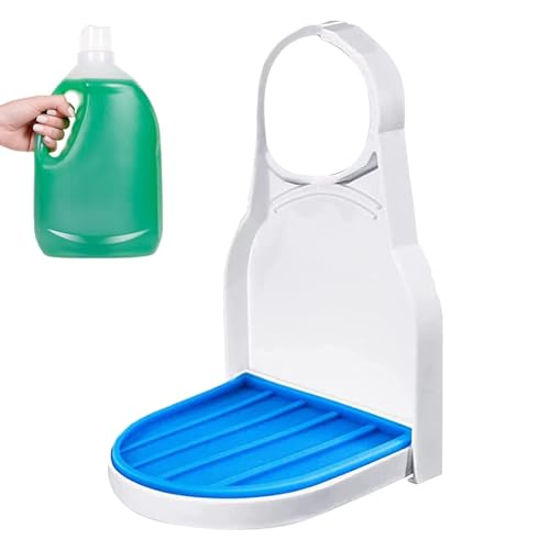 Waschmittelspender, Waschtropf-Becherhalter, Klarspüler Waschbecher Halter Flexible bequeme Waschmitteltropffänger, um Verschmelzen und Leckagen zu verhindern und Waschseifenstation Waschmittelspender, Waschtropf-Becherhalter, Klarspüler Waschbecher Halter Flexible bequeme Waschmitteltropffänger, um Verschmelzen und Leckagen zu verhindern und Waschseifenstation von COMFOLIVING