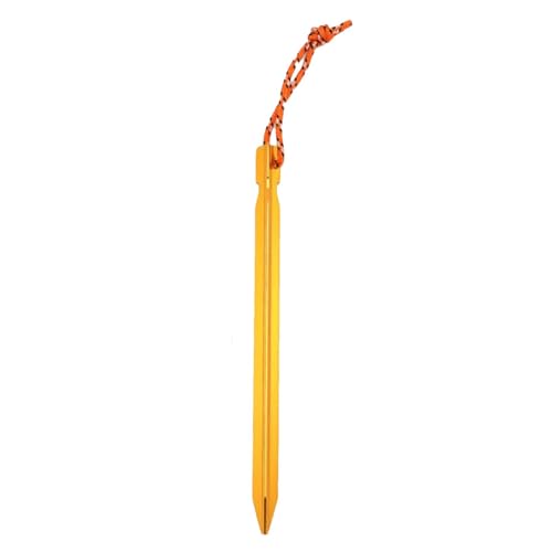 Zeltheringe – Aluminium Pop-Up-Heringe mit Zugseilen | 17,8 cm große Zeltheringe aus robustem Metall | Zeltheringe von COMFOLIVING