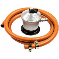 Comgas - gasregler mit schlauch 30 mbar 1,5 MT+2 klammern - 000415 von COMGAS