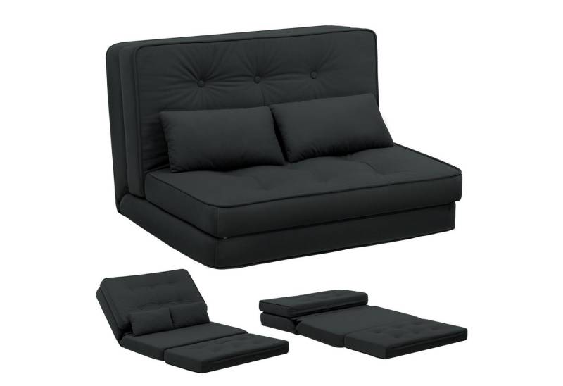 COMHOMA Kindersofa Schlafsofa Bodensofa Klappbar Bodensessel mit Schlaffunktion bettsofa von COMHOMA