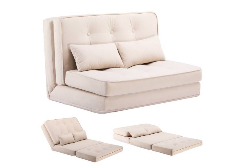 COMHOMA Kindersofa Schlafsofa Bodensofa Klappbar Bodensessel mit Schlaffunktion bettsofa von COMHOMA