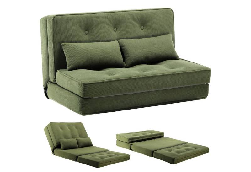 COMHOMA Kindersofa Schlafsofa Bodensofa Klappbar Bodensessel mit Schlaffunktion bettsofa von COMHOMA