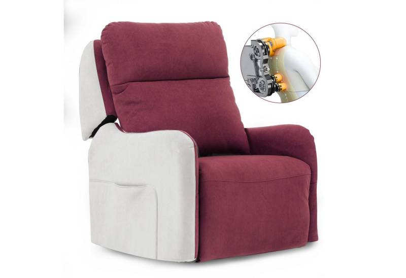 COMHOMA Massagesessel Elektrischer Relaxsessel mit Power Lift, SL-Massagefunktion von COMHOMA