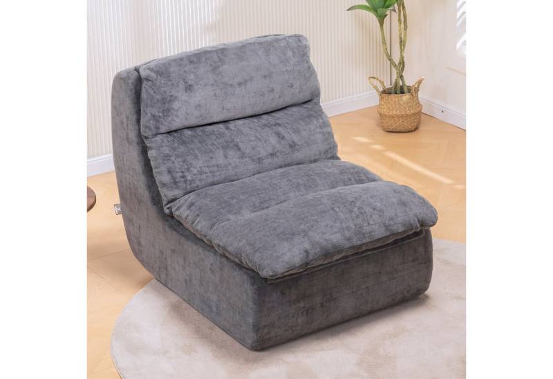 COMHOMA Sofa Relaxsessel TV-Sessel Fernsehsessel Ruhesessel mit tiefer Sitzfläche, Einzelsofa Schaumstoffliege, Keine Montage von COMHOMA