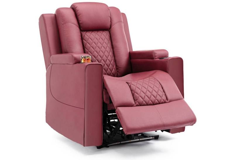 COMHOMA Relaxsessel Elektrisch Massagesessel mit Massagefunktion, LED, elektisch verstellbar von COMHOMA