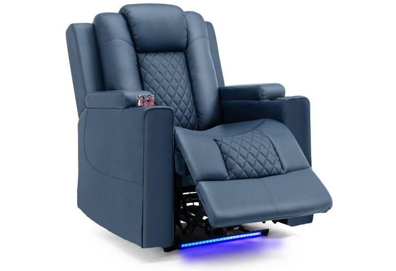COMHOMA Relaxsessel Elektrisch Massagesessel mit Massagefunktion, LED, elektisch verstellbar von COMHOMA