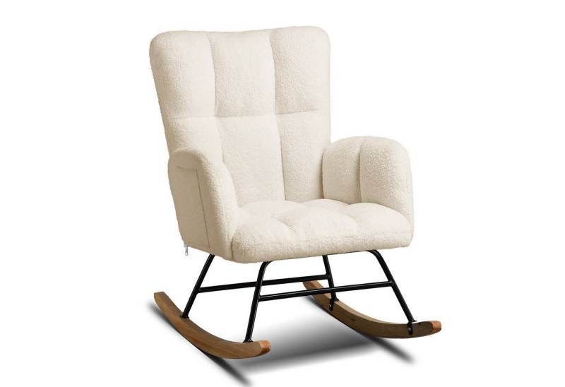 COMHOMA Relaxsessel Schaukelstuhl Ohrensessel sonnenliege Einzelsofa mit Armlehnen (Relaxsessel), mit Relaxfunktion von COMHOMA