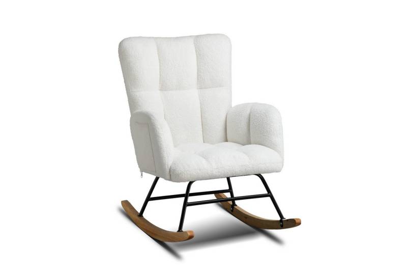 COMHOMA Relaxsessel Schaukelstuhl Ohrensessel sonnenliege Einzelsofa mit Armlehnen (Relaxsessel), mit Relaxfunktion von COMHOMA