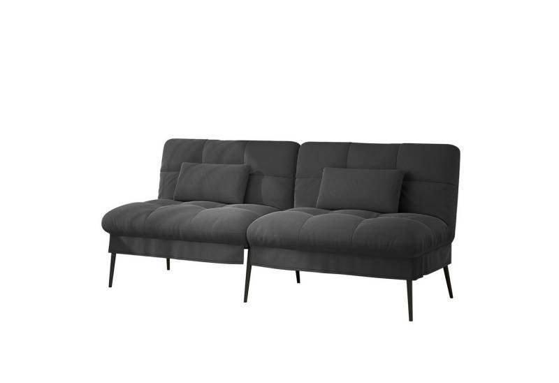 COMHOMA Schlafsofa Bettsofa mit Schlaffunktion, Klappsofa, Couch Gästebett mit verstellbare Rückenlehne aus Stoff von COMHOMA