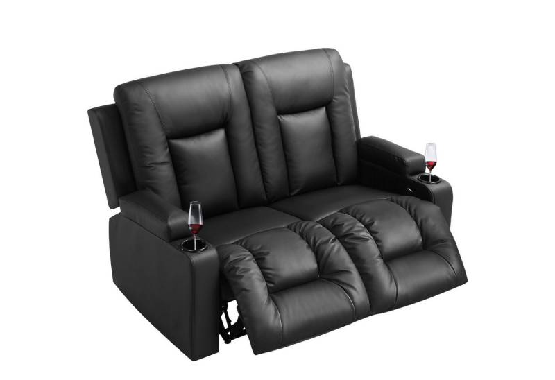COMHOMA Sofa Relaxsessel Fernsehsessel mit Liegefunktion, Dicke Rückenlehne und Armlehnen, mit Wippfunktion von COMHOMA