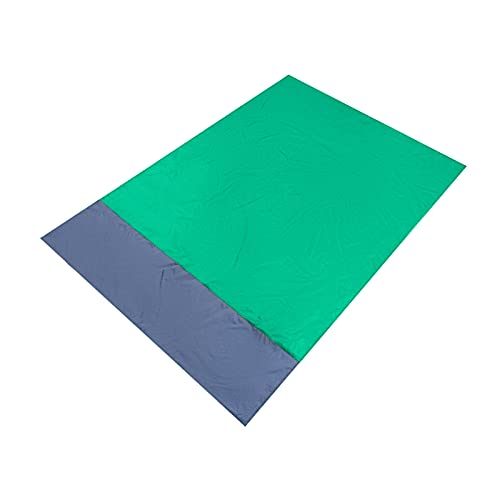 COMIOR Picknickdecke 200x200 cm, Wasserdicht Picknickdecke Isoliert XXL Stranddecke Sandfrei Campingdecke Picknickdecken Outdoor Decke mit Tasche für Strand Camping Picknick, Grün von COMIOR