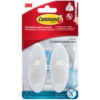 COMMAND Glacé Wasserfeste Haken, Weiß, 1,3 kg, 2er-Pack COMMAND von COMMAND