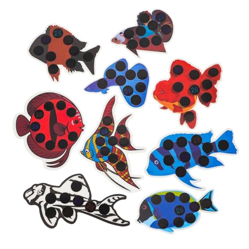 COMNESTBI 1 Satz Aquarium Thermometer Aufkleber Farbwechsel Temperatursensor Für Fischbecken Einfach Anzubringen Sicher Praktisch Für Aquarien Wasserbehälter 9 Stück COMNESTBI 1 Satz Aquarium Thermometer Aufkleber Farbwechsel Temperatursensor Für Fischbecken Einfach Anzubringen Sicher Praktisch Für Aquarien Wasserbehälter 9 Stück von COMNESTBI