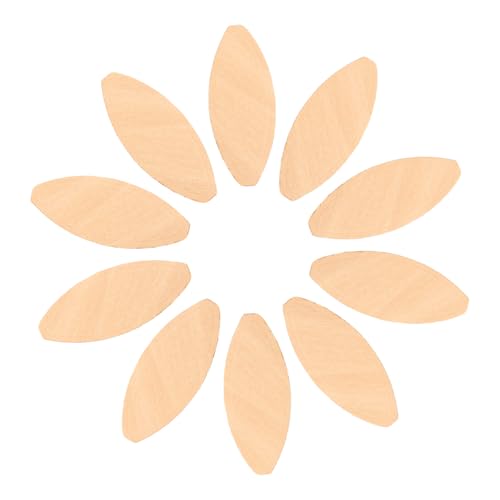 COMNESTBI 100 Stück Holzverbindungsplättchen für Holzbearbeitung Effizienter Holzplattendock Tool Langlebige Verbindungselemente für Möbel für Tischlerei Möbelbau von COMNESTBI