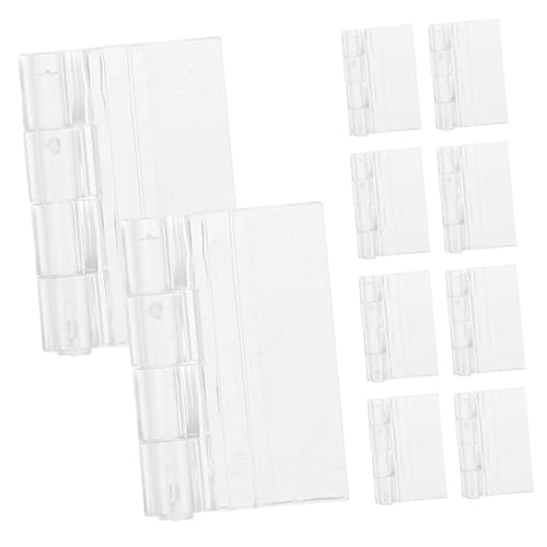 COMNESTBI 10Stücke Transparente Acrylscharniere für Möbel Faltbare Scharniere für Schränke und Schubladen Langlebig und Praktisch Installieren COMNESTBI 10Stücke Transparente Acrylscharniere für Möbel Faltbare Scharniere für Schränke und Schubladen Langlebig und Praktisch Installieren von COMNESTBI