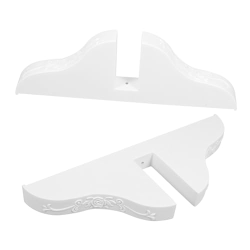 COMNESTBI 2 Stück Bildschirm Trennwand Teiler Bildschirmhalter Bildschirm Trennwand Basis Raumteiler Basis Raumteiler Halter Staffeleien Zum Präsentieren Von Plakattafeln Weiß Pvc von COMNESTBI