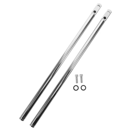 COMNESTBI 2 Stück Gaming-Stuhl Beinstütze für Rollstuhlfahrer Gaming -Fußruhe Austausch der Fußstütze im Ersatzteile für Barhocker Metall Silber von COMNESTBI