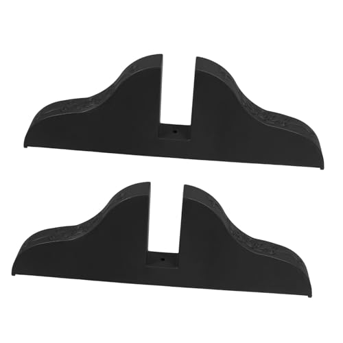 COMNESTBI 2 Stück Halterung Für Bildschirmtrennwand Bildschirmteilerbasis Klappbarer Sichtschutzhalter Halter Für Raumteiler Raumteiler-präsentationsständer Schwarz Pvc von COMNESTBI