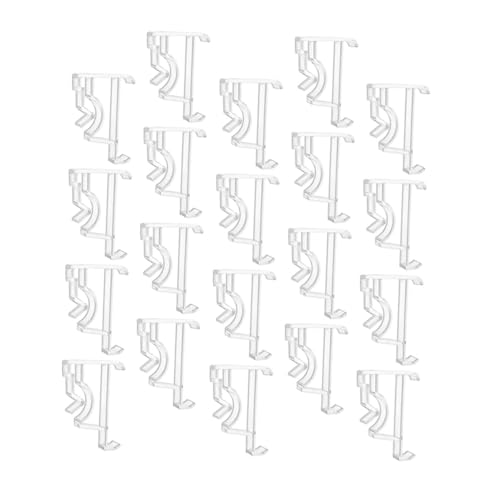 COMNESTBI 20Stücke Verschleißfeste Blindklemmen Austauschbare Haushaltsvalance Clips für Jalousien Zubehör für Fensterdekoration COMNESTBI 20Stücke Verschleißfeste Blindklemmen Austauschbare Haushaltsvalance Clips für Jalousien Zubehör für Fensterdekoration von COMNESTBI