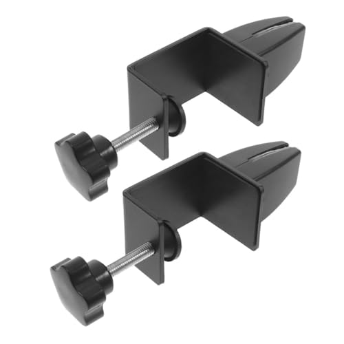 COMNESTBI 2Stücke Aluminium Tischteiler Klemme Schwarze Schreibtisch Trennwand Halterung Abnehmbar und Installieren für Private Arbeitsbereiche und Moderne Tischplatte COMNESTBI 2Stücke Aluminium Tischteiler Klemme Schwarze Schreibtisch Trennwand Halterung Abnehmbar und Installieren für Private Arbeitsbereiche und Moderne Tischplatte von COMNESTBI