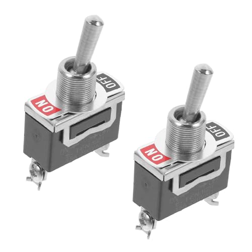COMNESTBI 2Stücke Teiliger Kippschalter für Auto Robust Pin Wippschalter Ersatzteil für Boote Langlebig Sicher für Professionelle Private von COMNESTBI