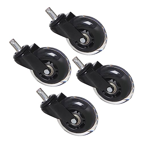 COMNESTBI 4Stücke Möbelrollen PU Transparent Hochwertige und Verschleißfeste Bürostuhl Räder für Hartböden Teppich und Möbel mit Einfacher Installation COMNESTBI 4Stücke Möbelrollen PU Transparent Hochwertige und Verschleißfeste Bürostuhl Räder für Hartböden Teppich und Möbel mit Einfacher Installation von COMNESTBI