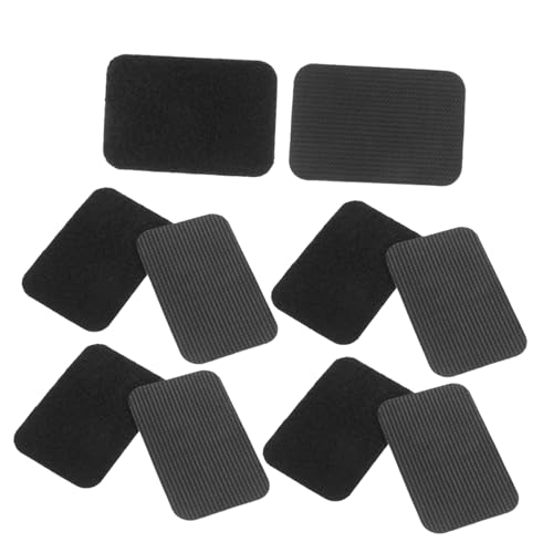COMNESTBI 5 Paare Anti-rutsch-Patch Teppichbänder Kissenklebestreifen Klebeband Starke Klebepads Selbstklebender Kunststoffaufkleber Aufkleber Zur Befestigung des Sofakissens PVC Schwarz COMNESTBI 5 Paare Anti-rutsch-Patch Teppichbänder Kissenklebestreifen Klebeband Starke Klebepads Selbstklebender Kunststoffaufkleber Aufkleber Zur Befestigung des Sofakissens PVC Schwarz von COMNESTBI