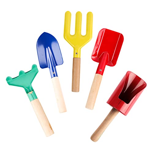 COMNESTBI 5Stücke Teiliges Gartenwerkzeug Blume Anpflanzungswerkzeug für Kindergarten Tragbar und Leicht für Strand und Sandbox von COMNESTBI