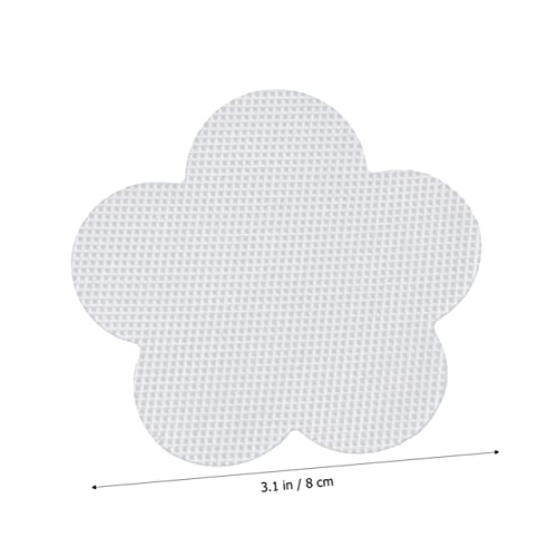 COMNESTBI 8 Stück Teiliges Selbstklebende rutschfeste Badezimmermatte mit Blütenmuster Pads für Transparent von COMNESTBI