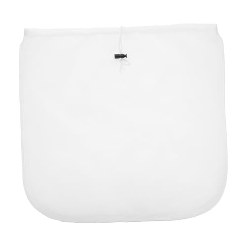 COMNESTBI Filtertasche Saftbrühfilterbeutel große Tragetasche Spannbeutel Saftbrühbeutel Netzfilterbeutel Filterbeutel für Saftbrühe Muskikmilchsack feine Netztasche Polyester Weiß von COMNESTBI