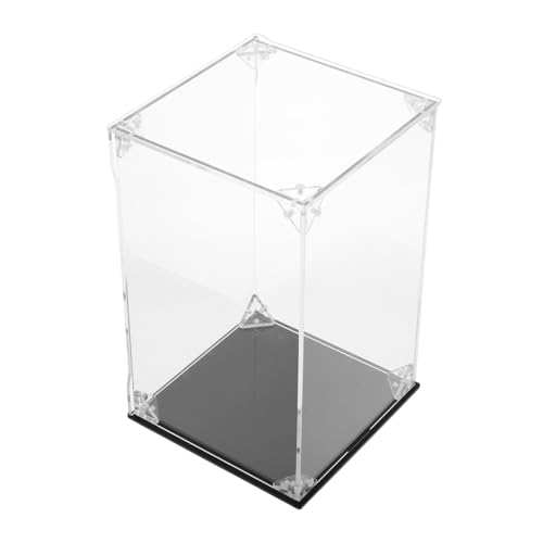 COMNESTBI Kasten Transparente Vitrine Actionfiguren-Display Vitrine aus durchsichtigem Acryl Speicher anzeigen Vitrine aus klarem Acryl Vitrine für Actionfiguren Black von COMNESTBI
