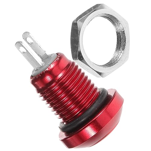COMNESTBI Mini Metall Druckschalter Selbstrückstellender für Auto Haushaltsgeräte Kompakte Bauweise Einfach zu Installieren von COMNESTBI