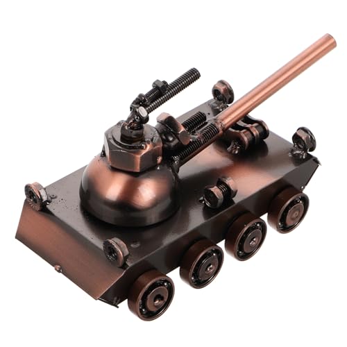 COMNESTBI Modell eines gepanzerten Fahrzeugs Panzer Modell Weinflaschen Spielzeugpanzer militärische Modelle Modell Panzer Panzermodell Panzerspielzeug Modellpanzer Eisen Coffee von COMNESTBI