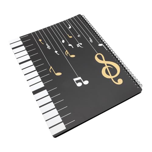 COMNESTBI Musiknoten Ordner aus Hochwertigem mit Transparent für Notenblätter Klaviernoten und Dokumente Elegantes Design mit Klaviertasten Muster COMNESTBI Musiknoten Ordner aus Hochwertigem mit Transparent für Notenblätter Klaviernoten und Dokumente Elegantes Design mit Klaviertasten Muster von COMNESTBI