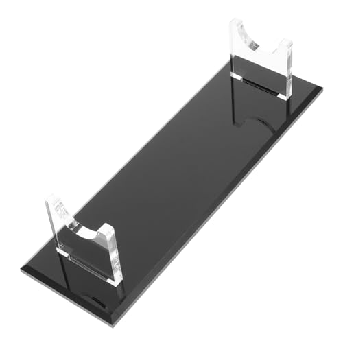 COMNESTBI Schwertständer Schwerthalter Fester Präsentationsständer Für Schwerter -display-zubehör Schwertanzeige Möbel -display-basis -showcase Black Acryl von COMNESTBI
