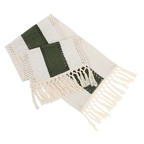 COMNESTBI Rustikaler Makramee Tischläufer Mit Quasten Boho-Design Elegante Tischdekoration Für Esszimmer Hochzeiten Und Feste von COMNESTBI