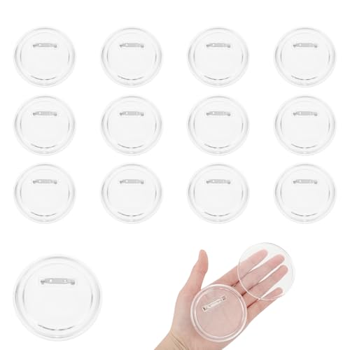 COMNICO 12 Stück Buttons Selber Machen Ohne Buttonmaschine,Buttons Anstecker Durchmesser 3 Zoll Blanko-Anstecker Acryl Abzeichen Button Machen Sie Ihr Eigenes Button-Abzeichen für Bastelbedarf DIY COMNICO 12 Stück Buttons Selber Machen Ohne Buttonmaschine,Buttons Anstecker Durchmesser 3 Zoll Blanko-Anstecker Acryl Abzeichen Button Machen Sie Ihr Eigenes Button-Abzeichen für Bastelbedarf DIY von COMNICO