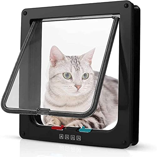 COMOCE Katzenklappe Innentür Katzenklappe Mit Chiperkennung 4 Wege Magnet-Verschluss Hundeklappe Mit Chip Hundeklappe MitKatzentüre Mit Tunnel Black,M,Schwarz-S COMOCE Katzenklappe Innentür Katzenklappe Mit Chiperkennung 4 Wege Magnet-Verschluss Hundeklappe Mit Chip Hundeklappe MitKatzentüre Mit Tunnel Black,M,Schwarz-S von COMOCE