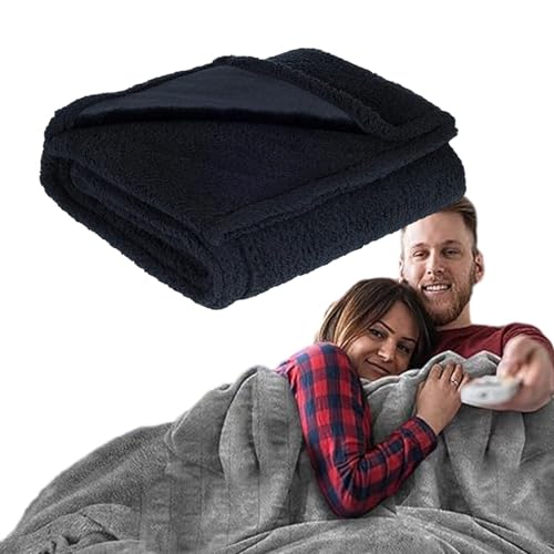 COMOCE Liebesdecke wasserdichte, Liebesdecke - Die wasserdichte Kuscheldecke, Wasserdicht Decke for Bett Couch Sofa, Couchbezug für Katze Hunde Haustiere,Schwarz-L:145 * 165CM von COMOCE