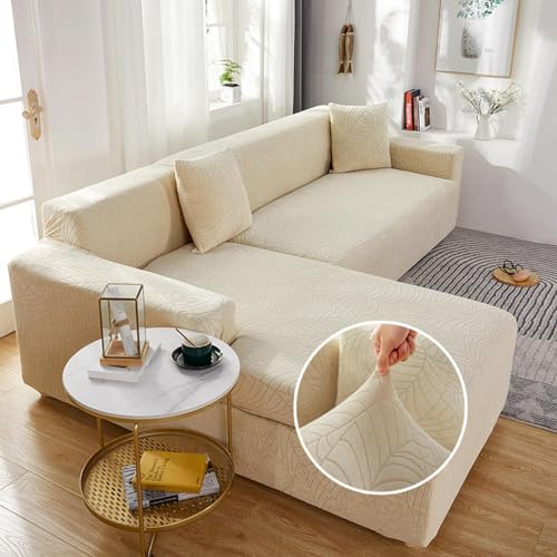 COMOCE Sofabezug 1 2 3 4 Sitzer, Stretch Sofa Überzug L Form, Sofaschoner rutschfest, Couch Bezug Ecksofa, MöBelschutz Rutschfester Couch üBerzug FüR Rebellische Katzen Hunde,Beige-2Seater COMOCE Sofabezug 1 2 3 4 Sitzer, Stretch Sofa Überzug L Form, Sofaschoner rutschfest, Couch Bezug Ecksofa, MöBelschutz Rutschfester Couch üBerzug FüR Rebellische Katzen Hunde,Beige-2Seater von COMOCE